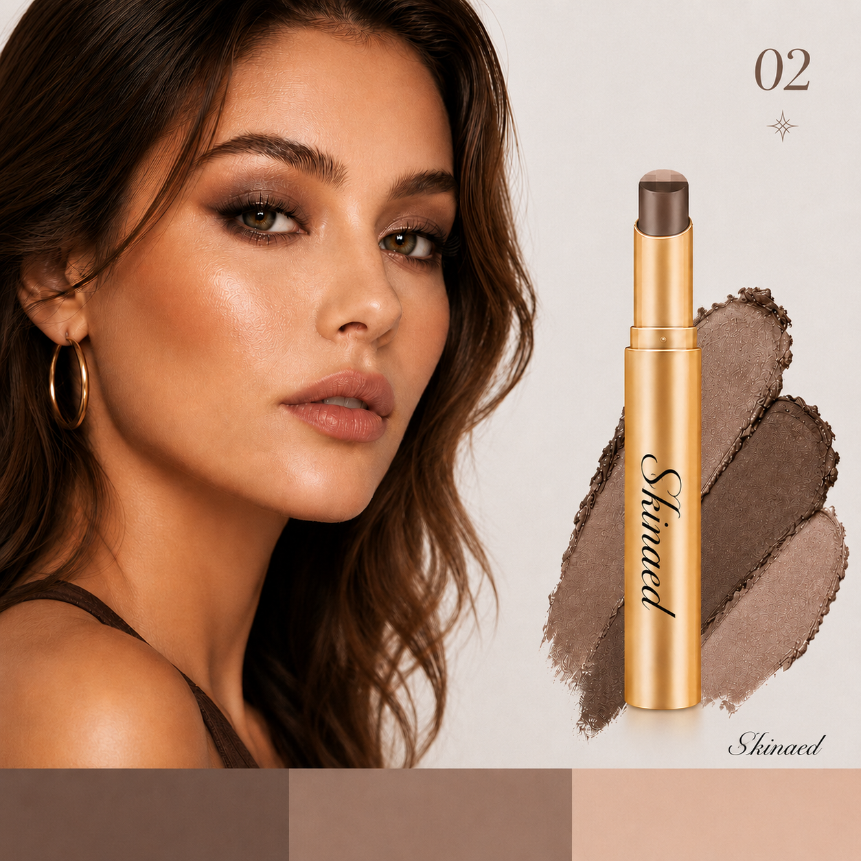3 Color Eyeshadow Stick