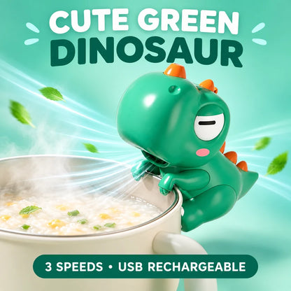 Cute Animal Clip-On Food Cooling Fan – 3-Speed Bowl & Cup Cooler