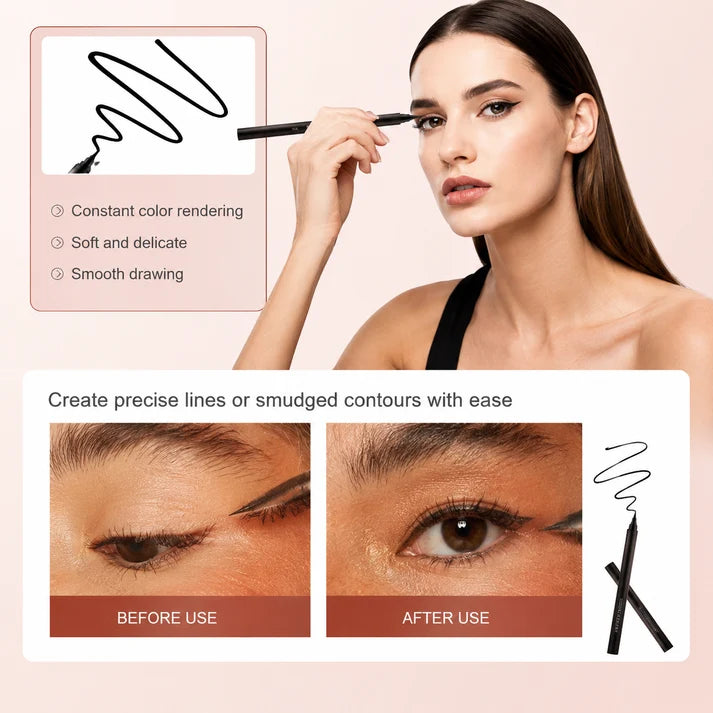 Misspone Waterproof Gel Eyeliner Pencil-Smooth Glide Color That Stays All Day