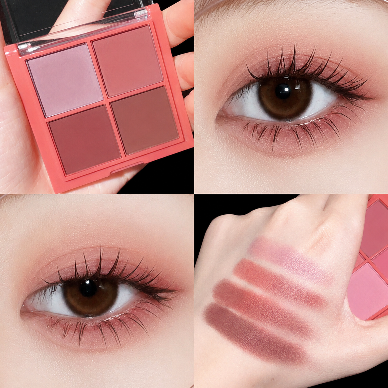 ✨ 4-Color Shimmer Eyeshadow Palette ✨