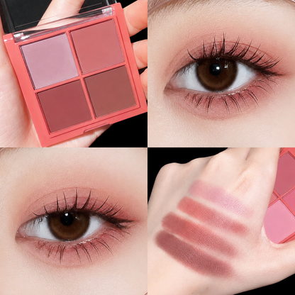 ✨ 4-Color Shimmer Eyeshadow Palette ✨