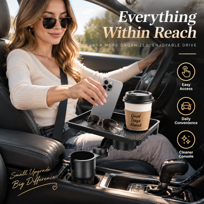 🚗 Car Cup Holder Expander Tray
