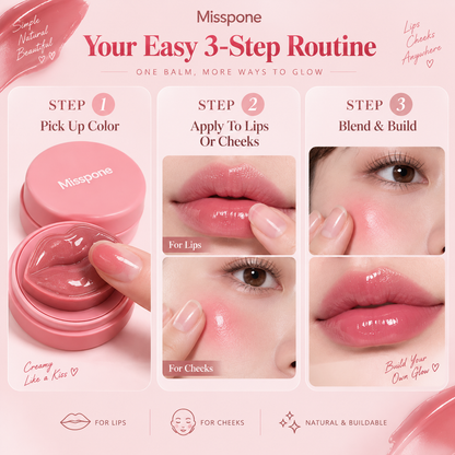 Misspone 2-in-1 Lip & Cheek Balm