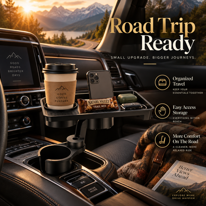 🚗 Car Cup Holder Expander Tray