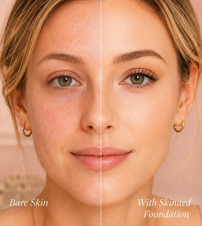 Skinaed hydrating foundation & serum foundation brush - full coverage serum foundation + FREE brush
