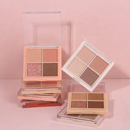 ✨ 4-Color Shimmer Eyeshadow Palette ✨