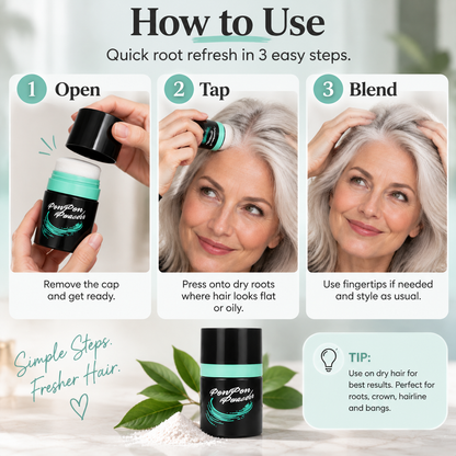 PonPon Powder – Instant Root Refresh & Volume Powder