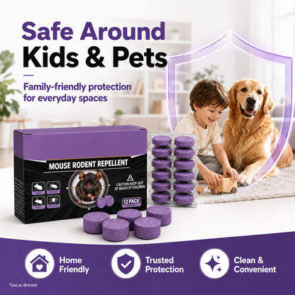 12-Pack Rodent Repellent Balls, Natural Pest Control🐭