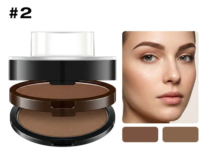 ✨ 2-Color Waterproof Eyebrow Stamp Kit — Symmetrical Brows in Seconds