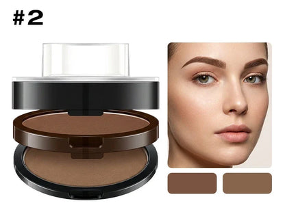 ✨ 2-Color Waterproof Eyebrow Stamp Kit — Symmetrical Brows in Seconds