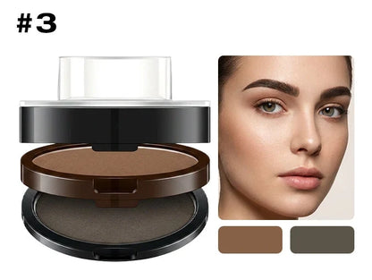✨ 2-Color Waterproof Eyebrow Stamp Kit — Symmetrical Brows in Seconds