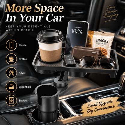 🚗 Car Cup Holder Expander Tray
