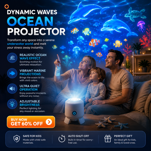 Nexisify™ Ocean Night Light Projector