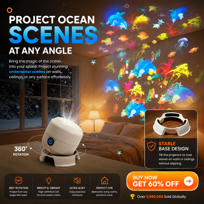 Nexisify™ Ocean Night Light Projector
