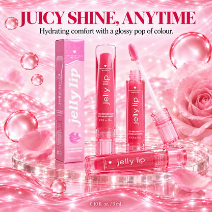 Jelly Lip Gloss — Juicy Color, Glassy Shine, Lightweight Comfort