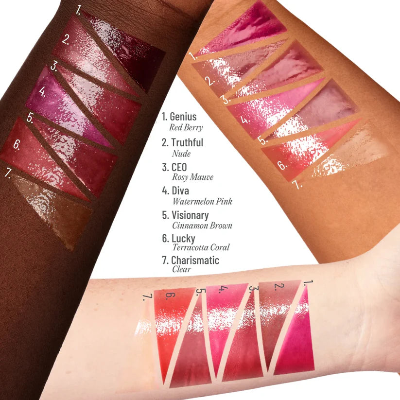 SKINAED Lip-Plumping Glossy Lip Balm