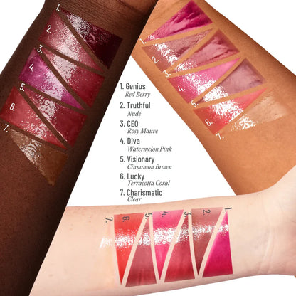 SKINAED Lip-Plumping Glossy Lip Balm