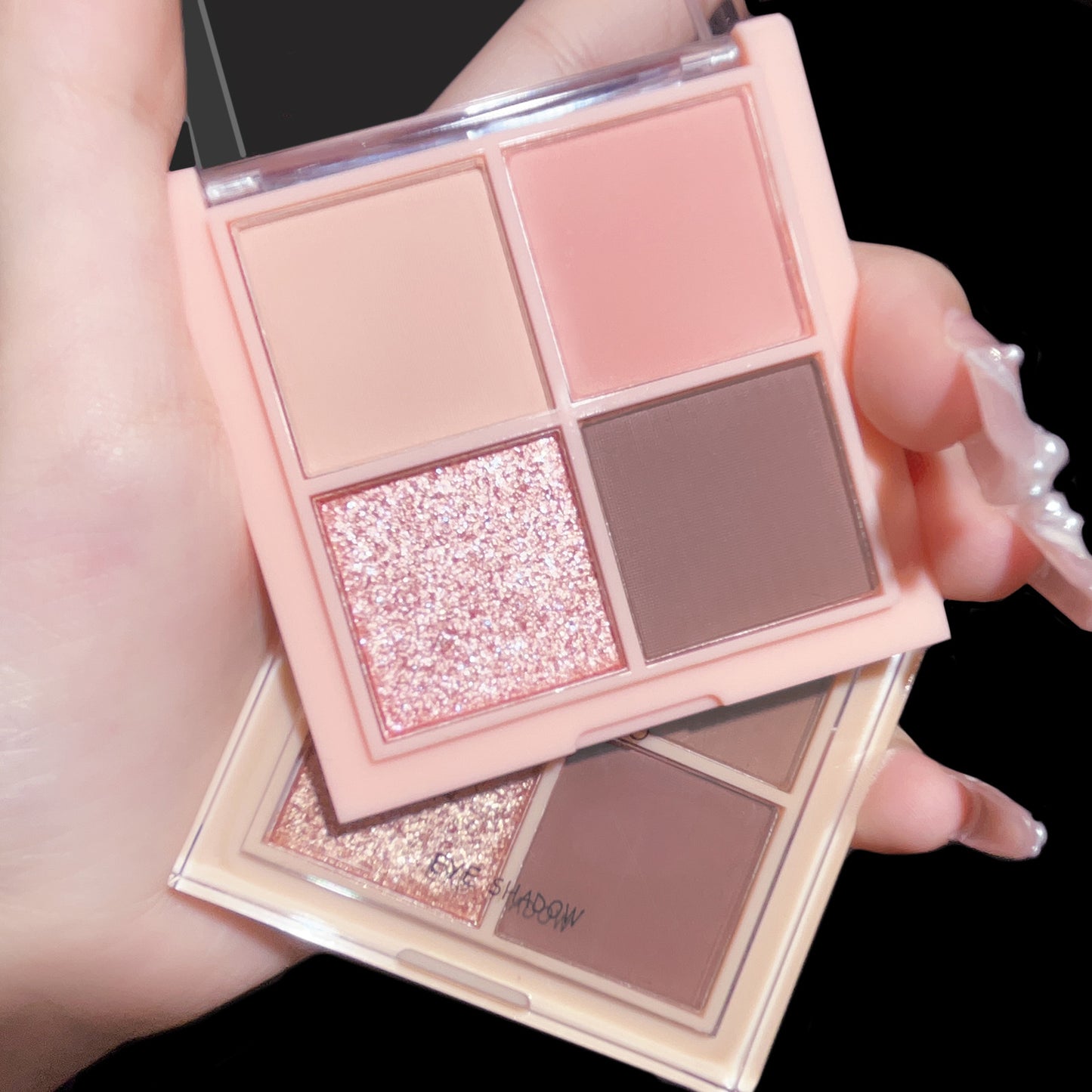 ✨ 4-Color Shimmer Eyeshadow Palette ✨