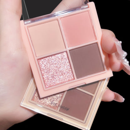 ✨ 4-Color Shimmer Eyeshadow Palette ✨