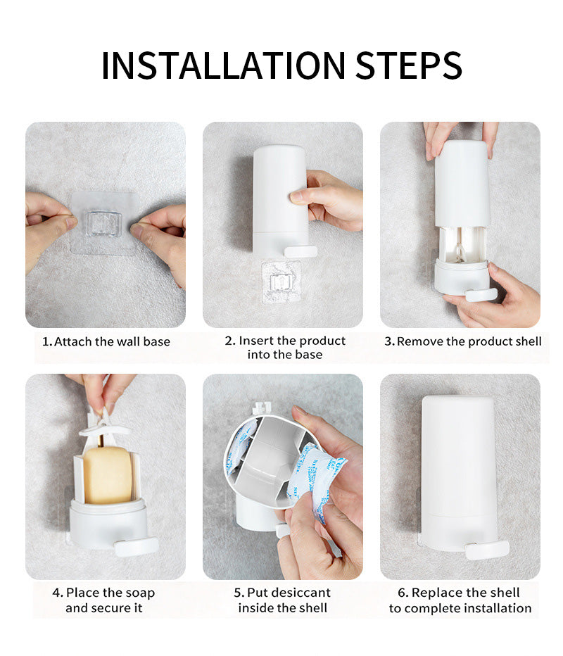 No More Soggy Soap — Just Press for Clean Powder