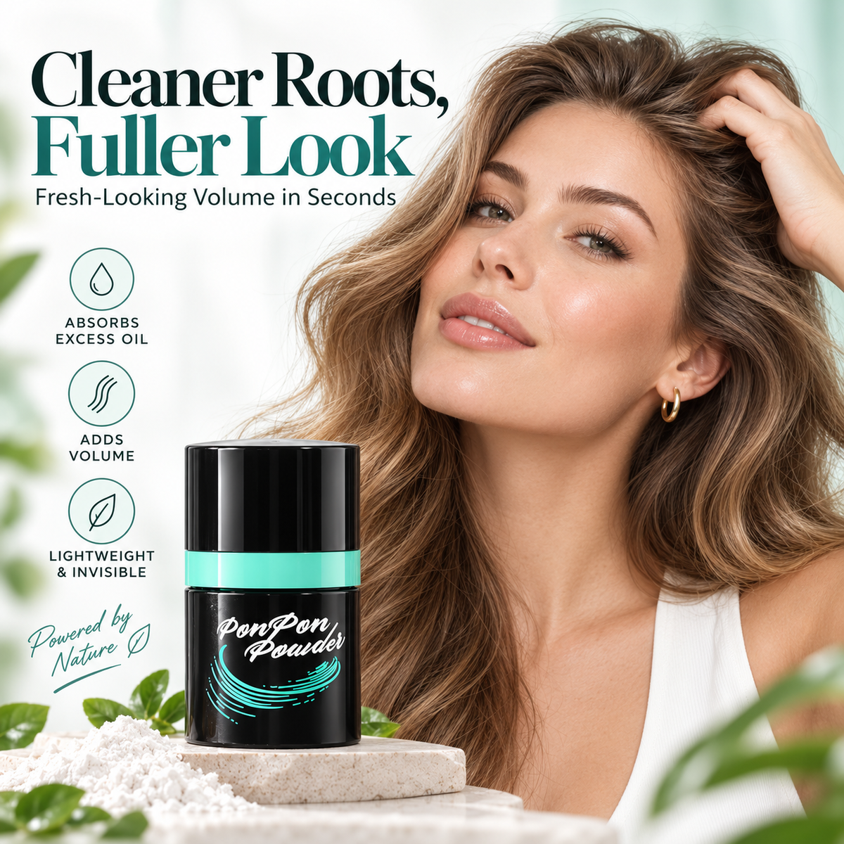 PonPon Powder – Instant Root Refresh & Volume Powder