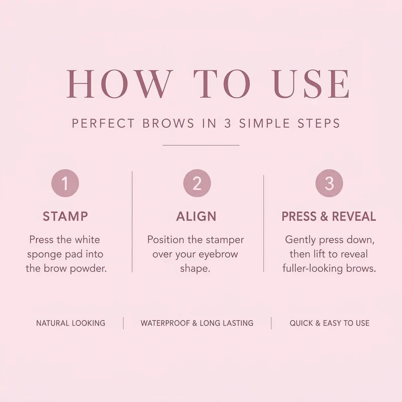 Eyebrow Stamp Kit - Fuller Natural Brows in Seconds