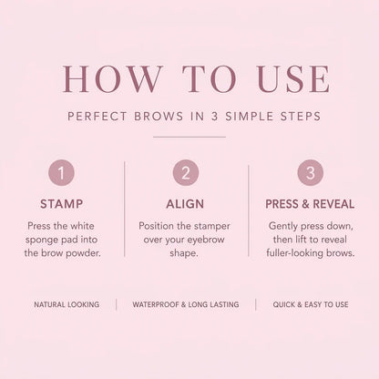 Eyebrow Stamp Kit - Fuller Natural Brows in Seconds
