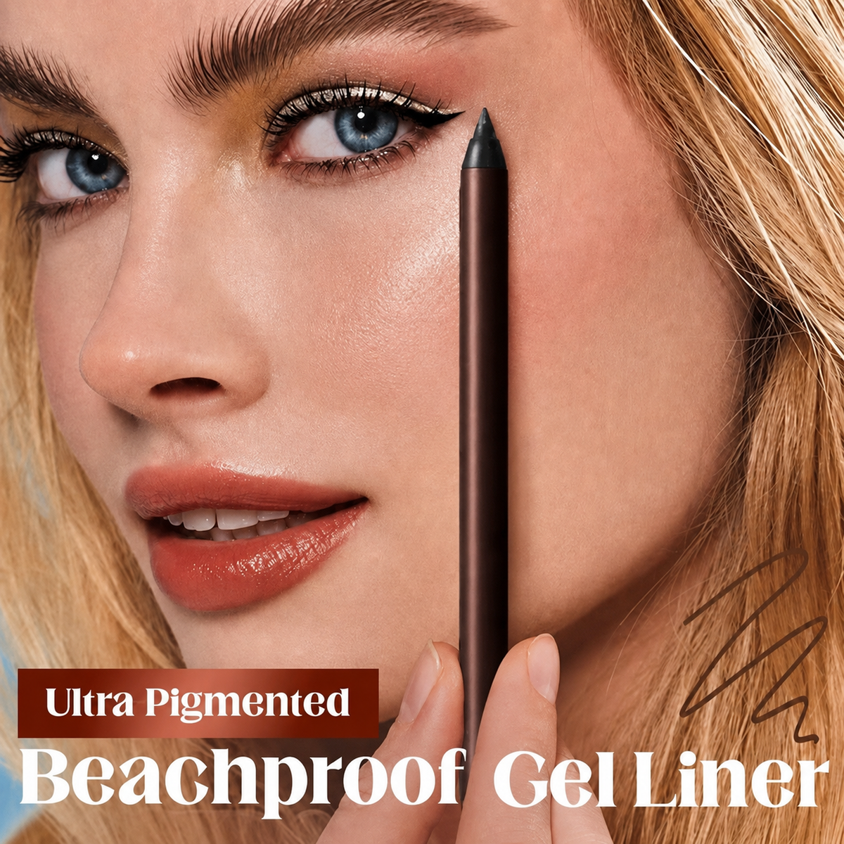 Misspone Waterproof Gel Eyeliner Pencil-Smooth Glide Color That Stays All Day