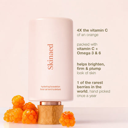 Skinaed hydrating foundation & serum foundation brush - full coverage serum foundation + FREE brush