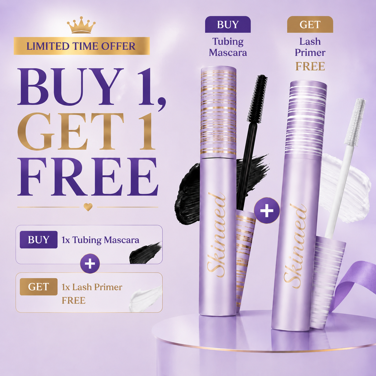 🔥🔥Buy 1，Get 1 Free Mascara