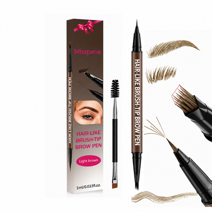 Buy 1 Get 1 Free🔥Waterproof Hair-Like Brow Pen – Smudge-Proof, Long-Lasting Natural Eyebrow Pencil