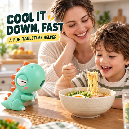 Cute Animal Clip-On Food Cooling Fan – 3-Speed Bowl & Cup Cooler