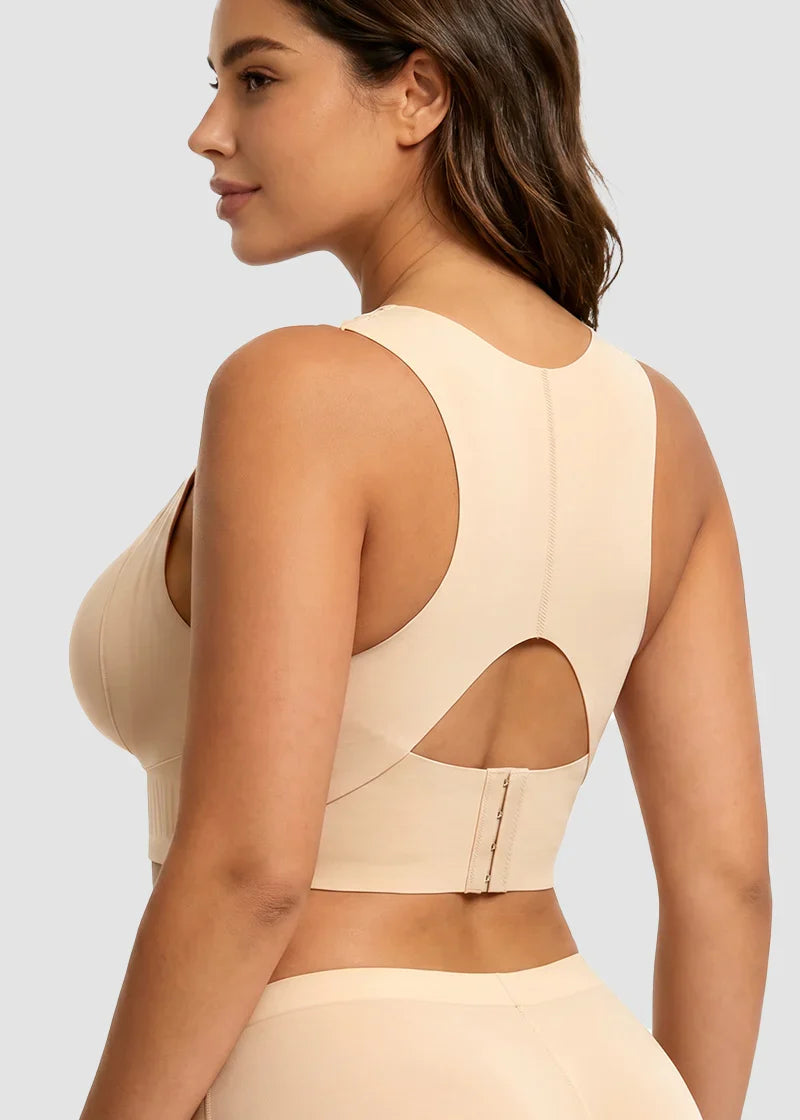 Cross-back support view