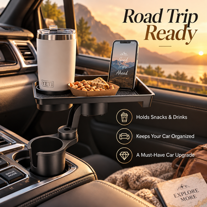 🚗 Car Cup Holder Expander Tray