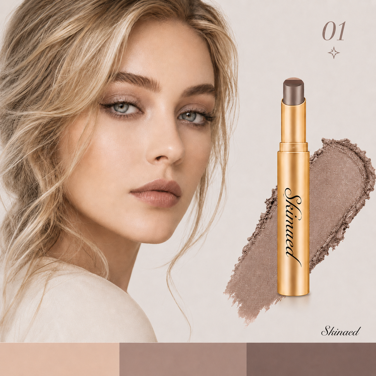3 Color Eyeshadow Stick
