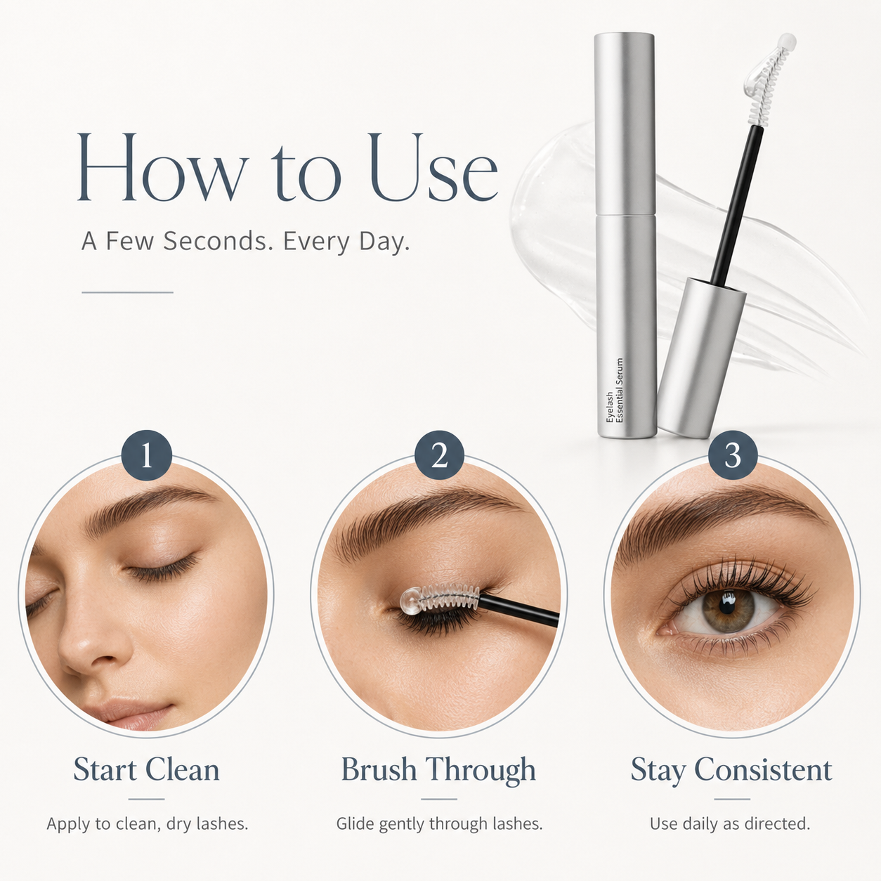 Fuller-Looking, Healthier-Looking Lashes Start With Daily Care